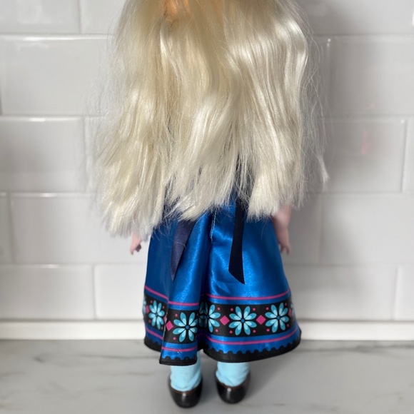 DISNEY Store ELSA Animators Collection Frozen Toddler Doll 15" Blue Dress Shoes - Picture 9 of 13